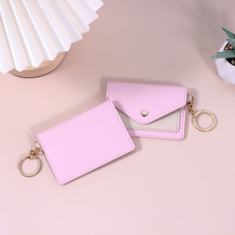 Wholesale Leather coin purse card holder multifunctional storage bag